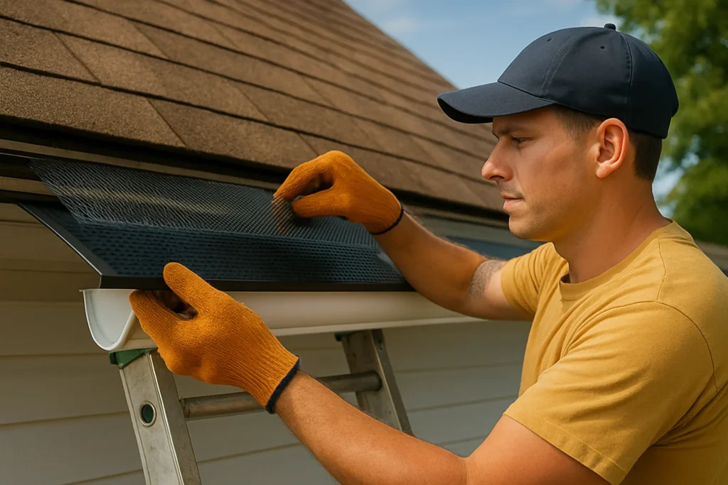 Gutter Guard Installation